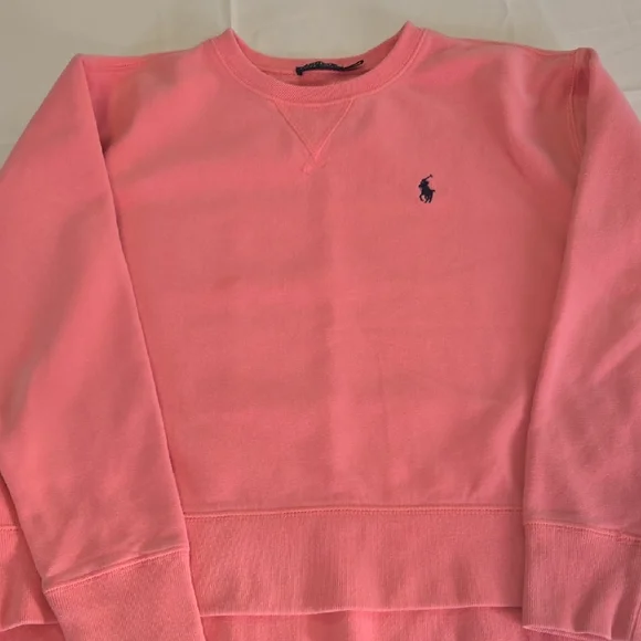 Ralph Lauren Women's Coral Pink  Sweatershirt - Picture 5 of 9
